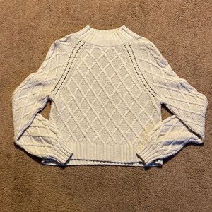 American Eagle sweater, size medium, color cream/white
